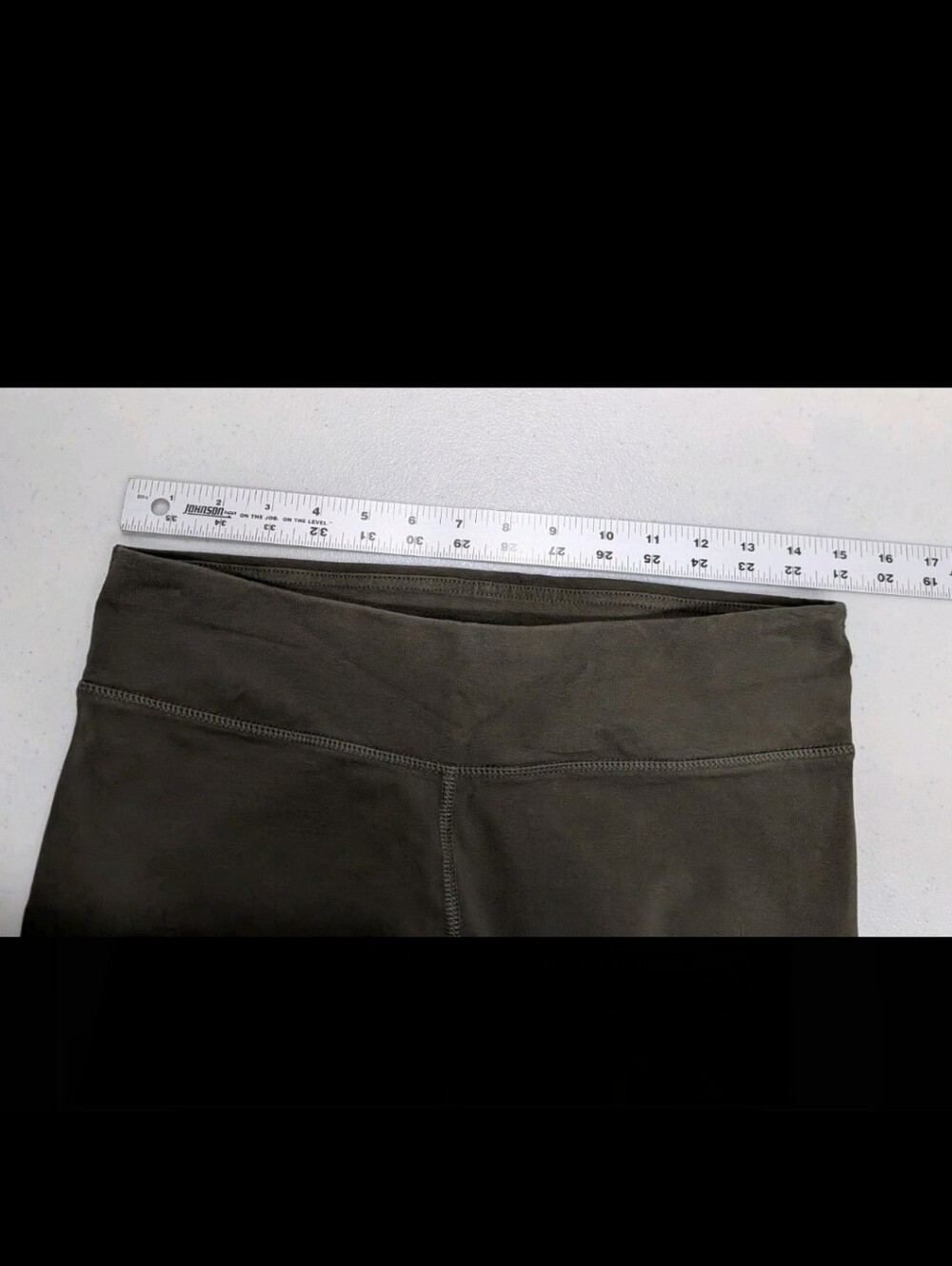 Pact Organic On The Go Leggings Green L Sustainable Granola #8100 - Picture 8 of 10